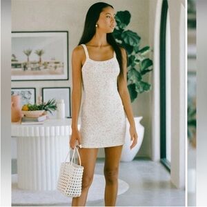 Sabo Skirt Janina Mini Dress in Speckle